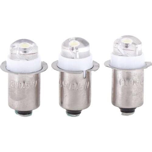 LED Light Bulb P13.5S 0.5W Work Light Flashlight Torch Light Replacement Led Bulb Work Light Lamp 3V 4.5V 6V
