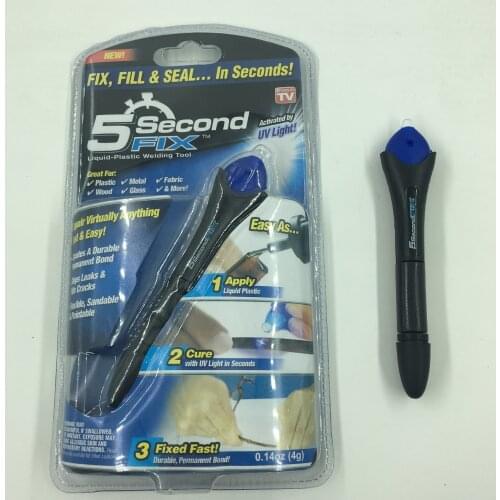 Adhesive Repair 5 Second Fix Uv Liquid Light Glue Pen Super Powered Liquid Welding Bottle Glass Metal LED Plastic