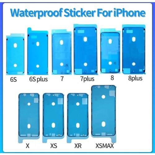 Waterproof Sticker For iPhone 8Plus X XS MAX 11PRO LCD Touch Screen Display Frame Bezel Seal Tape Glue Adhesive Repair