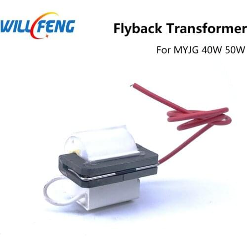 Will Feng 40W 50W High Voltage Flyback Transformer Ignition Coil For Co2 Laser Power Supply Engraving Cutting Machine