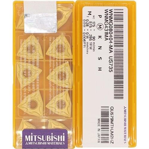 WNMG080404-MA US735 100% Original carbide insert with the best quality 10pcs/lot free shipping