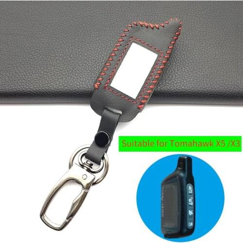 X5 LCD Remote Control Key Fob Case For Vehicle Safety In Two Way Car Alarm System Russian Version Tomahawk X5 X3 Keychain