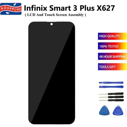 6.21" For Infinix Smart 3 Plus X627 LCD Display + Touch Screen Digitizer Assembly Replacement Infinix Smart3 Plus X627V + Tools