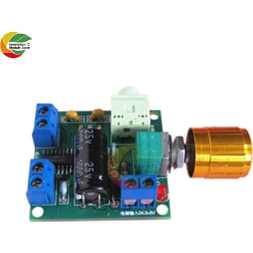 Ziqqucu PAM8406 3-5V Dual Channel Amplifier Digital Class D Stereo Audio Amplifier Board Adjustable Potentiometer