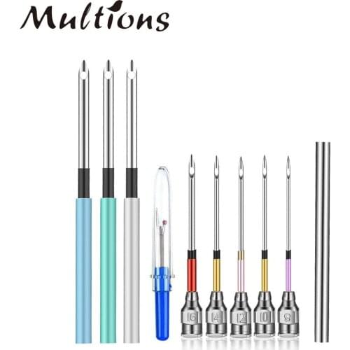 10pcs/Set Embroidery Punch Needle Crochet Knitting Embroidery Pen With Seam Ripper For Embroidery Beginner Sewing Accessories