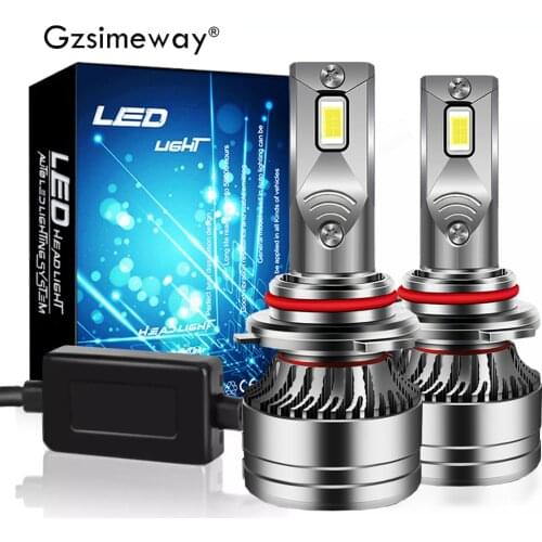 2PCS Car Headlight H4 Hi/Lo Beam LED HB3 9005 H1 H7 H11 HB4 9006 9012 H8 H9 Bulbs 6000K 12V 100W 30000LM Auto Headlamp Fog Light