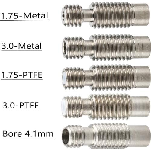 2Pc Trianglelab NEW GRADE5 V6 titanium alloy heat break for E3D V6 HOTEND heater block 1.75MM Filament