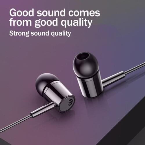 3.5MM In Ear Wired Earphone With Mic Earbuds Headset Phone Tablet Headphones 2 For Mobile Colors Laptop X6J1