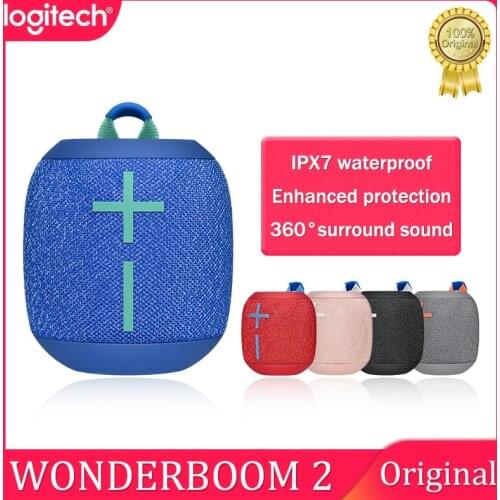 Logitech Ultimate Ears UE WONDERBOOM2 Portable outdoor Bluetooth-compatible Speaker Wireless Boom Box IPX7 Waterproof 360° sound
