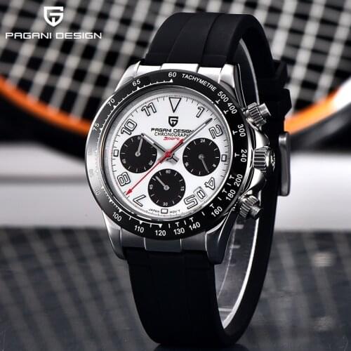 PAGANI DESIGN Japan Seiko VK63 Quartz Movement For Accurate Time Keeping Men Watch Sapphire Waterproof Watch relógio masculino