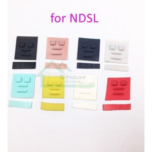 E-house 7 Colors Optional Screw Feet Cover for DS Lite for NDSL Game Console Screw Feet Cover Rubber Pad