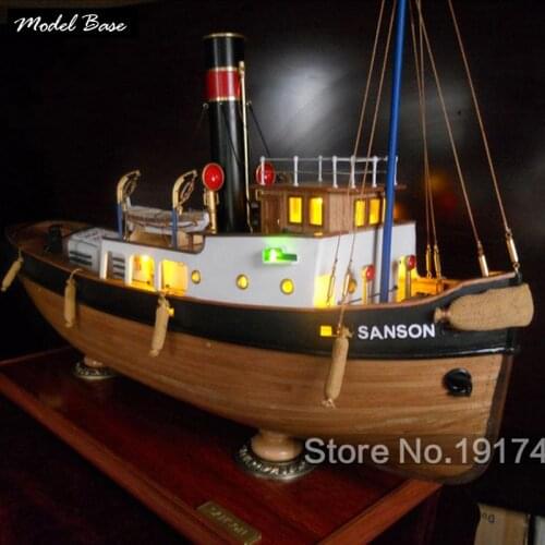 Wooden Ship Models Kits Educational Toy Model-Wood-Boats 3d Laser Cut Scale 1/50 Model-Ship-Assembly Sanson 2013 Static Version