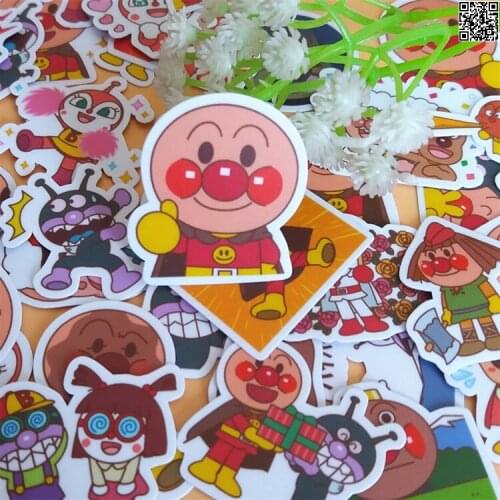 40pcs Anime Characters Cartoon Album Scrapbook Waterproof Decoration Sticker DIY Handmade Gift Scrapbook Sticker