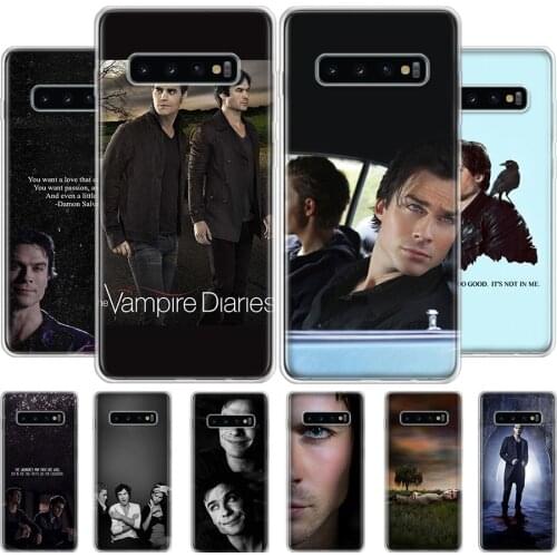 The Vampire Diaries Stefan Damon Salvatore Phone Case For Samsung Galaxy A51 A50 A71 A70 A40 A30 A20E A10S A01 A21 A41 A6 A7 A8