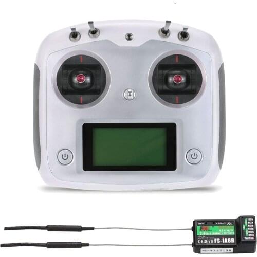 Flysky FS-I6S 10ch 2.4G AFHDS 2A RC Transmitter Control w/ FS-iA6B Receiver for RC Drone Quadcopter