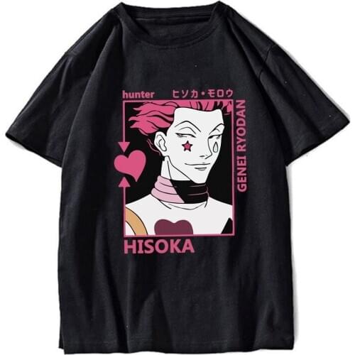 Hunter X Hunter Hisoka Tshirt cotton Tops for Men Women