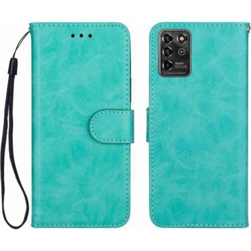 For ZTE Blade V30 Vita 6.82" 2021 V30Vita Wallet Case High Quality Flip Leather Protective Phone Support Cover