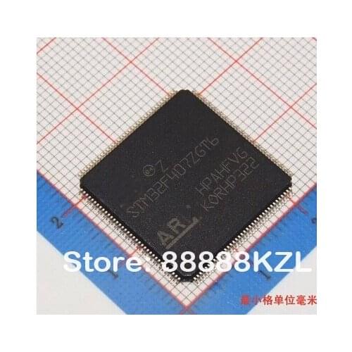 5-50pcs STM32F407ZGT6 LQFP MCU 32-bit STM32 ARM Cortex M4F RISC 1024KB Flash 2.5V/3.3V 144-Pin