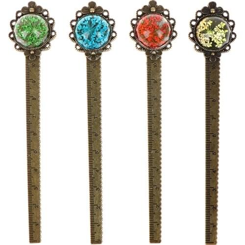 Multi-function Vintage Metal Ruler For Needlework Measuring Tool DIY Handmade Craft Clothes Sewing Accessories