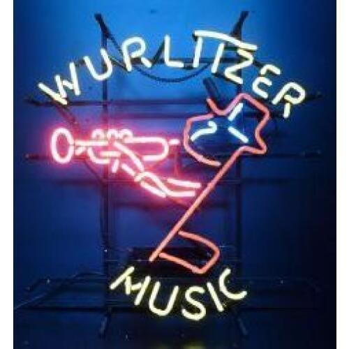 NEON SIGN for wurlttzer music Suona Speaker REAL GLASS BEER BAR PUB display Light Signs Signboard Store Shops 19*15"
