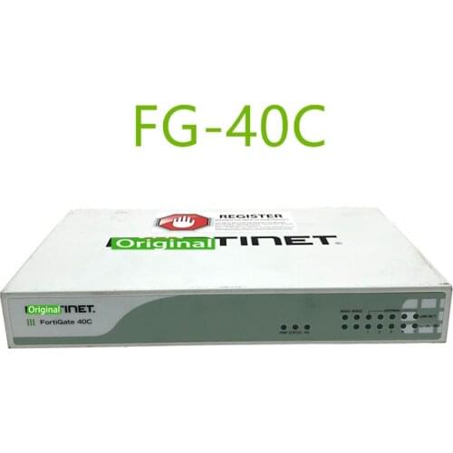 90% new FortiGate 40C Fortinet tower firewall Full Gigabit interface Suitable for VPN novice learning