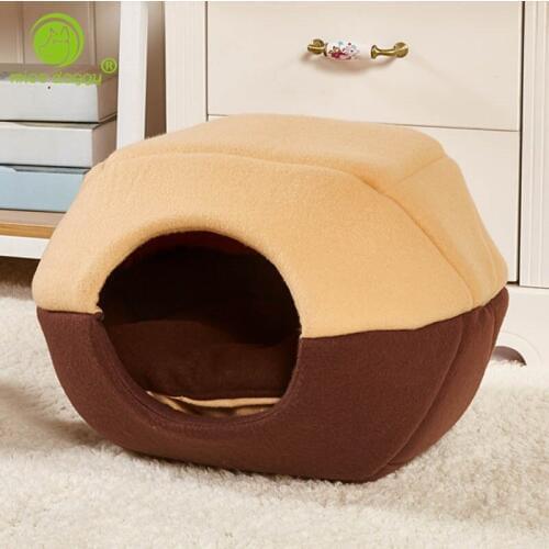 New Arrival Fashion Dog Bed Pet Kennel Yurts Soft Dog House Bed Puppy Cat Warming Winter Nest Bed S M L Size Pet Supplies
