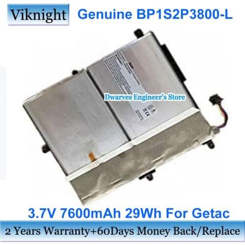 Genuine BP1S2P3800-L BP1S2P3800-Y Battery 441847600012 For Getac Z710 Laptop Battery 3.7V 7600mAh 29Wh 441847600012 441847600032