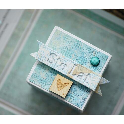 Polish Phrase One hundred years Shape Metal Cutting Dies Stencil Scrapbook Album Embossing For Gift Card Making Handcraft Decor