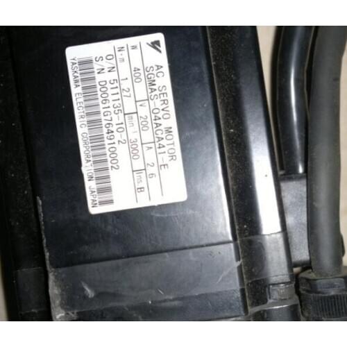SGMAS-04ACA41-E SERVO MOTOR , used in good condition . 80% appearance new , good working , free shipping