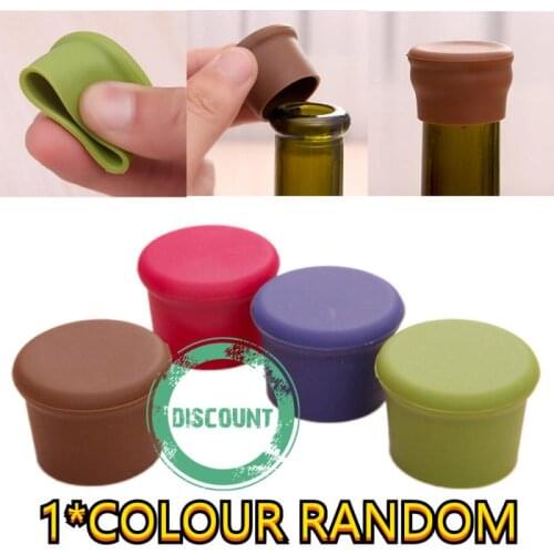 Silicone Bottle Caps Beer Wine Oil Water Soda Fresh Saver Stopper Kitchen Tool For Storing Up The Fresh Liquid Cut Off The Air