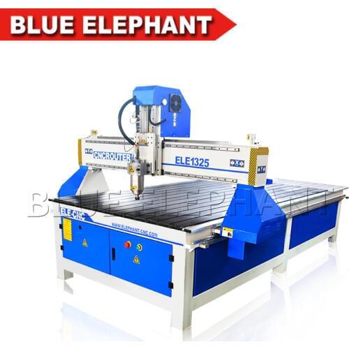 Blue Elephant 1325 Cnc Routers Wood Engraving Machines with 3kw Water Cooling Spindle