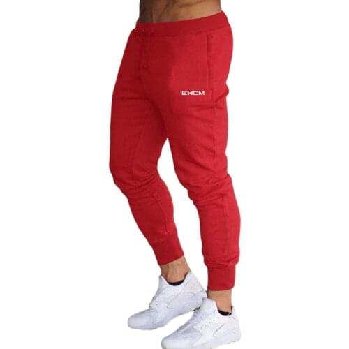 Fit Four Seasons Men Jogger Sweatpants Football Sport Solid Pants Thin Section Skinny Lightweight Fitness Training Trousers