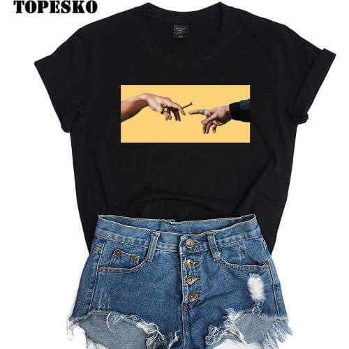 TOPESKO Women's Cotton T-Shirts