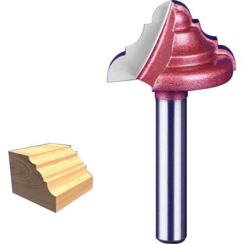 1pcs 6*26mm Chest/Door Engraving Machine Milling Knife,Wood Cutter Router ogee bits 3D Lace Woodworking milling cutter NO:4040