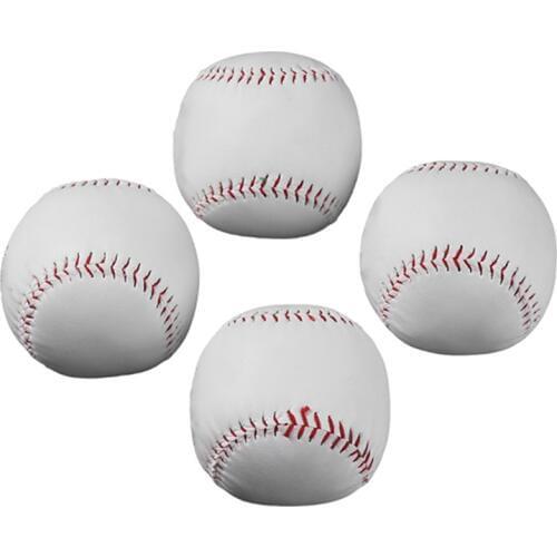 10 Inches Universal Handmade Baseballs PU Hard&Soft Baseball Balls Softball Ball Training Exercise Baseball Balls