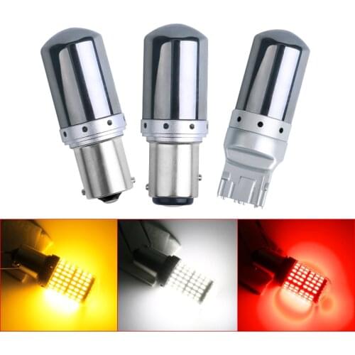 2pcs Highbright 1157 1156 BA15S BAU15S Car Led Light T25 3157 Reverse Lamp T20 7443 7440 Auto Motorcycle P21/5W Signal 21W Diode