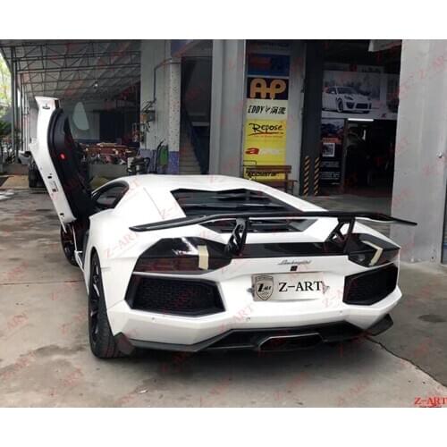 2011-2017 Z-ART for LP700 carbon fiber rear wing for Aventador LP700 carbon fiber rear spoilerfor LP700 rear wing