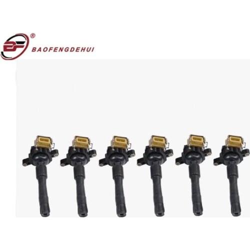 6PCS Ignition Coil For BMW E46 E39 X5 Z8 E36 325 330 328 525i 540i M3 2.5L 2.8L 3.0L 3.2L L6 4.4L V8 12137599219