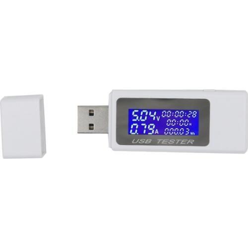 9 in 1 USB tester Digital current voltage meter amp volt ammeter detector power bank charger indicator 4-30v 20%off