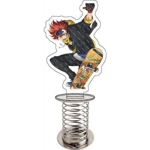 Anime SK EIGHT SK8 The Infinity Spring Shake Fighter Stand Reki Langa Blossm Model Plate Cartoon Acrylic Desktop Toy Gift