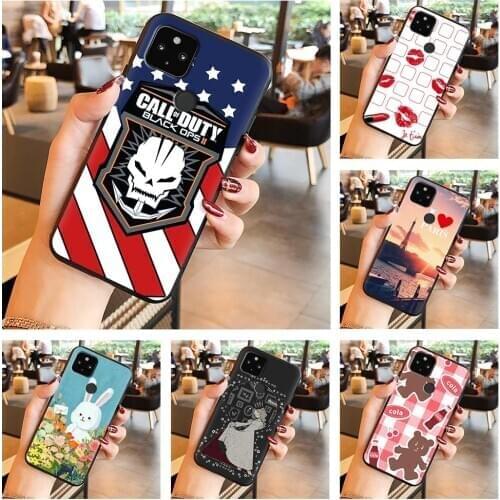 Anti-dust Waterproof Phone Case For Google Pixel 4A 5G Cartoon Cute Anti-knock For Man