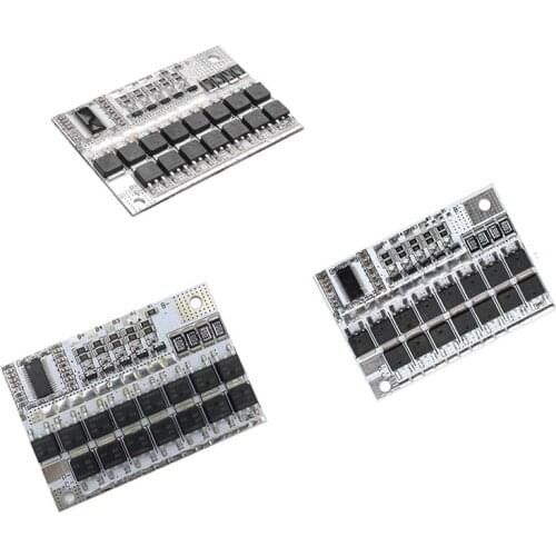 BMS 12V 16.8V 21V 100A Ternary Lithium Battery Protection Circuit Board POLYMER Balance Charging BMS, 3Pack