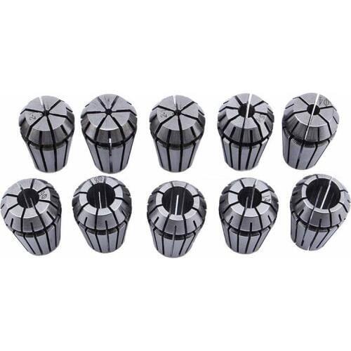 10Pcs/Set Ultra Precision ER16 1-10MM Spring Collet Set For CNC Milling Lathe Tool Engraving Machine Dropshipping