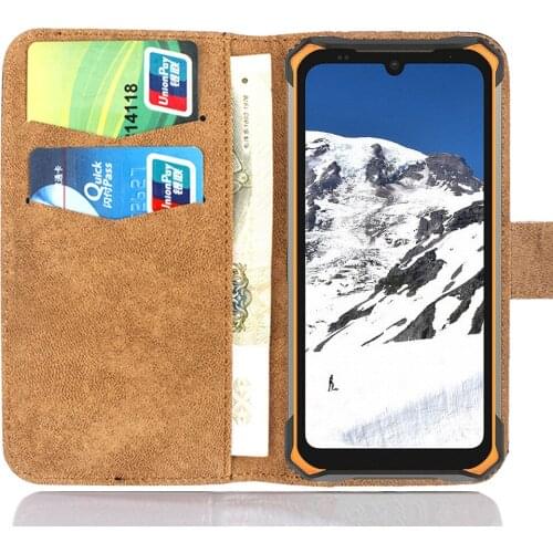 6 Colors Doogee S86 Case 6.1" Leather Fashion Luxury Multi-Function Doogee S86 Case Phone Cover Card Slots