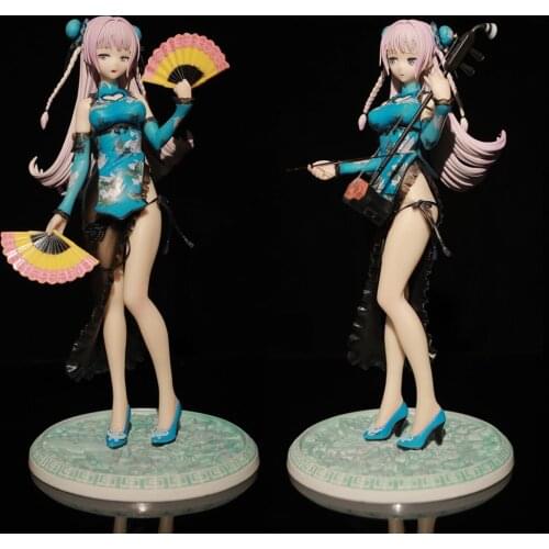 28.5cm Dream of Red Mansions Skytube Lin Daiyu DX Version Cheongsam Girl PVC Action Figure Collection Model Toys Gifts