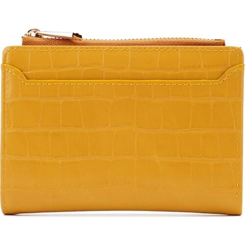 Leather Women Short Wallet Hasp Small and Slim Coin Pocket Purse Women Wallets Cards Holders Luxury Brand Wallets Designer Purse