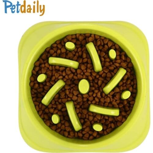 Dog Slow Feeder, Preventing Choking Slow Eating Dog Bowl, Anti-Gulping Interactive Bloat Stop Pet Feeding Bowl, Cat Food Bowl