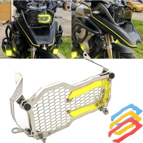 NEW Stainless Steel Motorcycle Headlight Protector Grille Guard Cover Protection Grill For BMW R1200GS R1250GS LC Adventure
