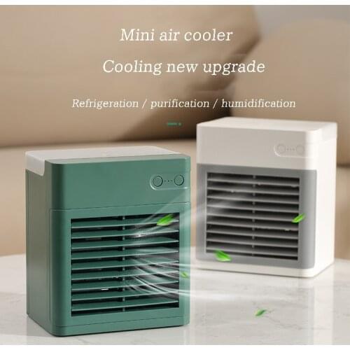 New desktop humidification fan office and household portable air conditioning Fan USB water cooling fan with battery humidifier