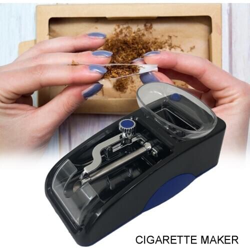 Practical Cigarette Rolling Machine Automatic Electric Tobacco Smoke Roller Maker DIY Homemade Smoking Injector Accessories